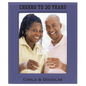 8" x 10" Purple Laserable Leatherette Photo Frame (Sold by Case of 6)