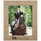 8" x 10" Light Brown Laserable Leatherette Photo Frame (Sold by Case of 6)