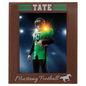 8" x 10" Football Laserable Leatherette Photo Frame (Sold by Case of 6)