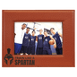5" x 7" Basketball Laserable Leatherette Photo Frame (Sold by Case of 12)