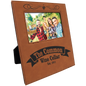 4" x 6" Rawhide Leatherette Photo Frame with 4 1/4" x 7 7/8" Engraving Area (Sold by Case of 12)