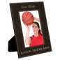 5" x 7" Black/Gold Laserable Leatherette Photo Frame (Sold by Case of 12)