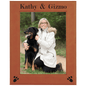 8" x 10" Rawhide Laserable Leatherette Photo Frame (Sold by Case of 6)