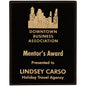 8" x 10" Black/Gold Laserable Leatherette Plaque (Sold by Case of 6)
