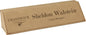 8 1/2" Light Brown Laserable Leatherette Desk Wedge (Sold by Case of 6)