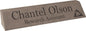 10 1/2" Gray Laserable Leatherette Desk Wedge (Sold by Case of 6)