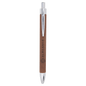 Dark Brown Laserable Leatherette Pen (Sold by Case of 25)