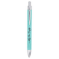 Teal Laserable Leatherette Pen (Sold by Case of 25)