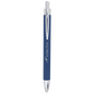 Blue/Silver Laserable Leatherette Pen (Sold by Case of 25)