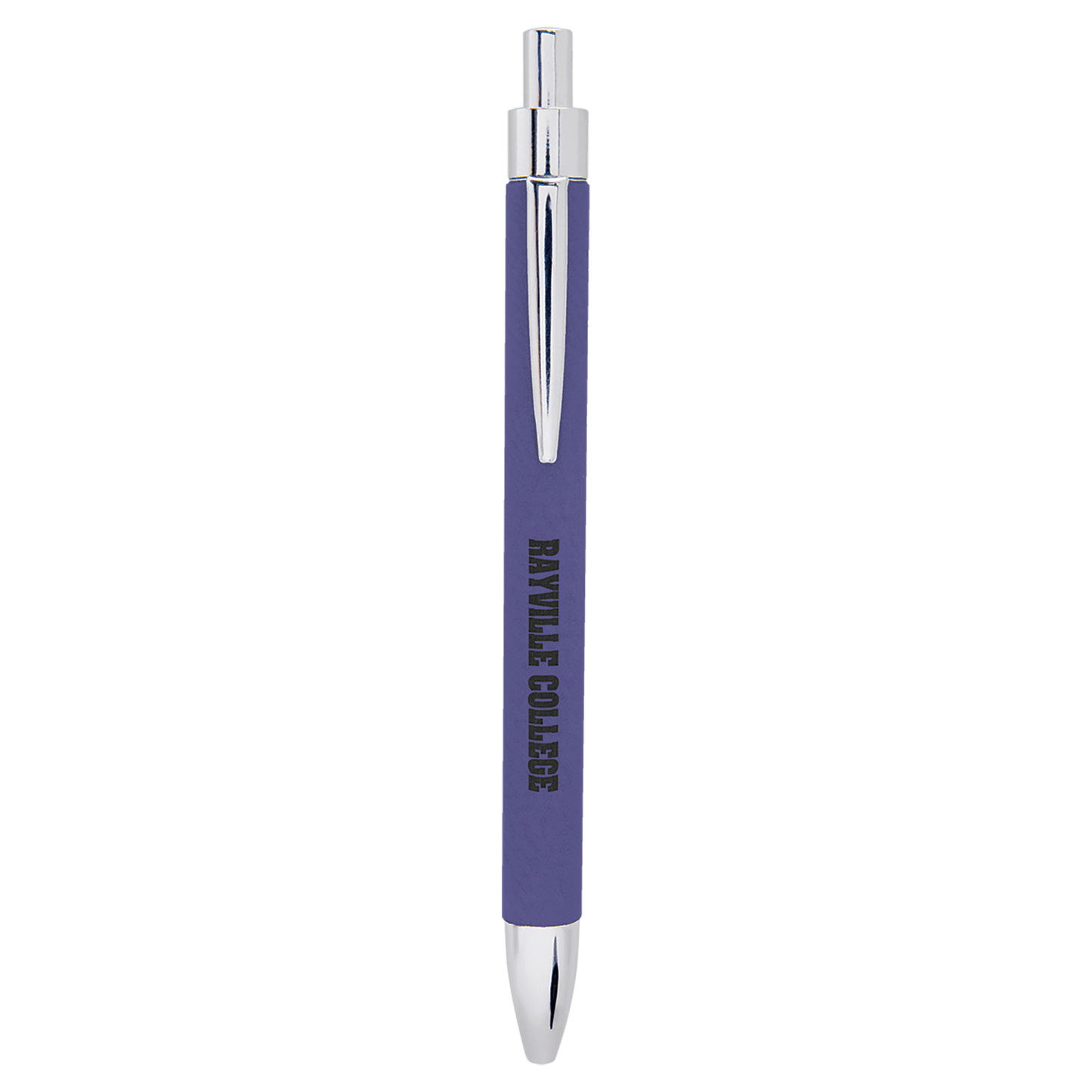 Purple Laserable Leatherette Pen (Sold by Case of 25)