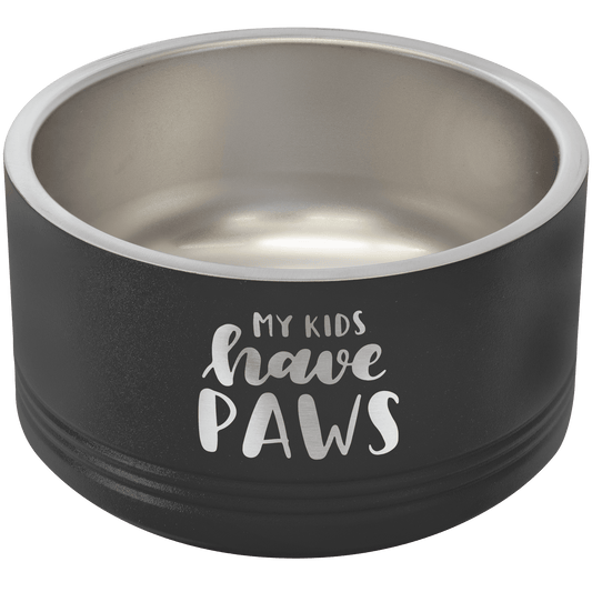 Polar Camel 18 oz. Small Black Pet Bowl (Sold by Case of 12)