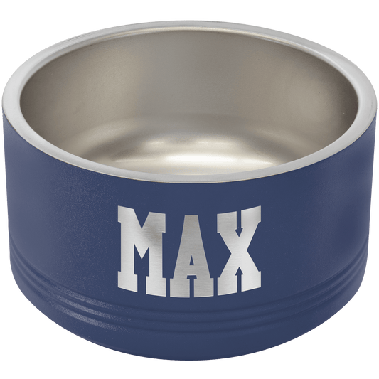 Polar Camel 18 oz. Small Navy Blue Pet Bowl (Sold by Case of 12)