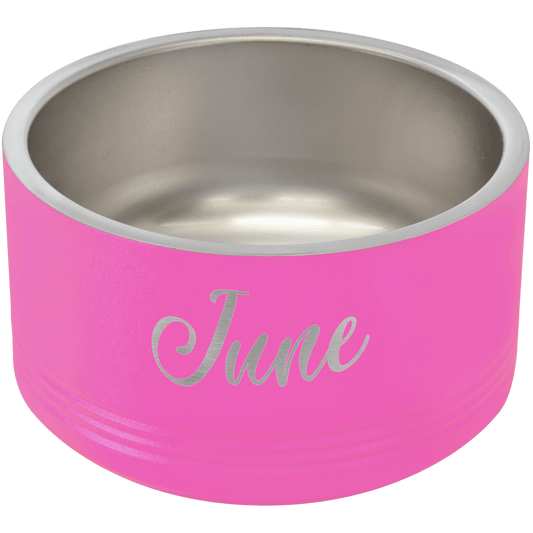 Polar Camel 18 oz. Small Pink Pet Bowl (Sold by Case of 12)