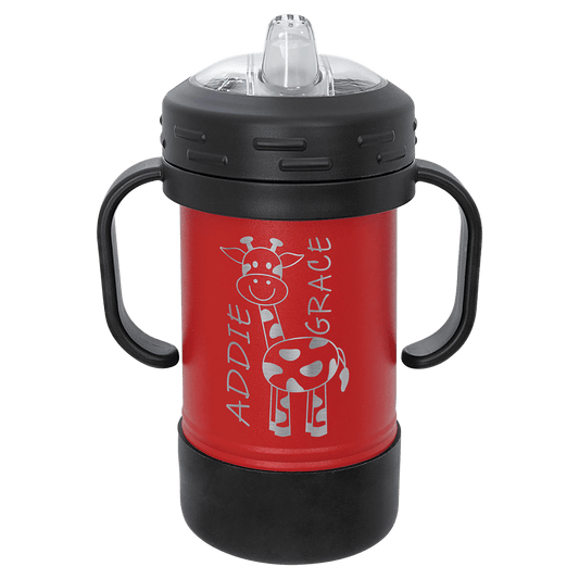 Polar Camel 10 oz. Red Sippy Cup (Sold by Case of 24)