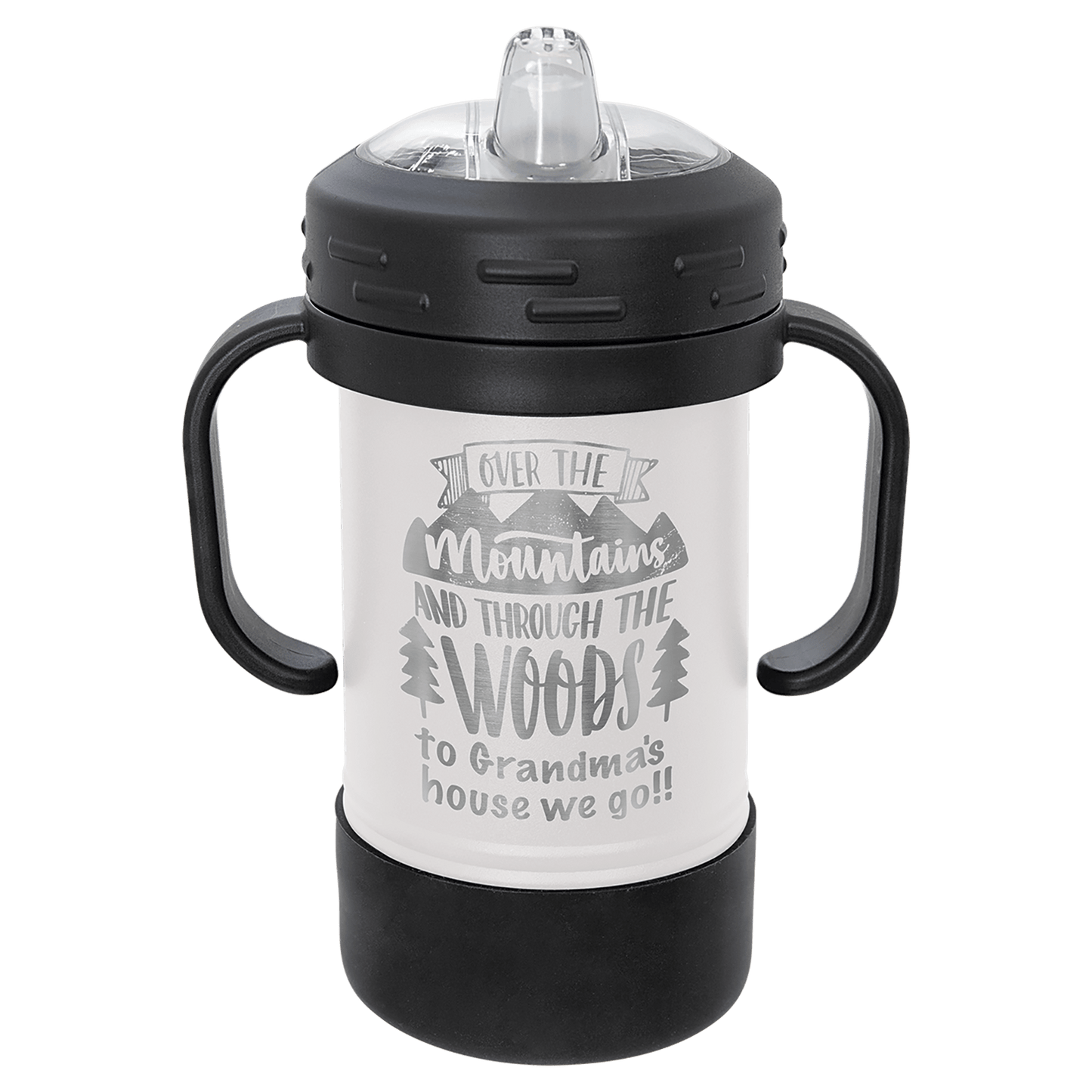 Polar Camel 10 oz. White Sippy Cup (Sold by Case of 24)