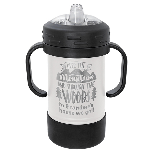 Polar Camel 10 oz. White Sippy Cup (Sold by Case of 24)