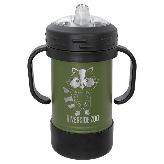 Polar Camel 10 oz. Olive Green Sippy Cup (Sold by Case of 24)