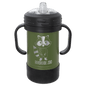 Polar Camel 10 oz. Olive Green Sippy Cup (Sold by Case of 24)