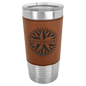 Polar Camel 20 oz. Rawhide Laserable Leatherette Tumbler with Clear Lid (Sold by Case of 24)