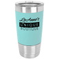 20 oz. Polar Camel Teal/Black Polar with Silicone Grip and Clear Lid (Sold by Case of 24)