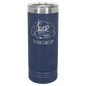 Polar Camel 22 oz. Navy Blue Skinny Tumbler with Slider Lid (Sold by Case of 24)