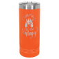 Polar Camel 22 oz. Orange Skinny Tumbler with Slider Lid (Sold by Case of 24)