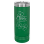 Polar Camel 22 oz. Green Skinny Tumbler with Slider Lid (Sold by Case of 24)