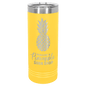 Polar Camel 22 oz. Yellow Skinny Tumbler with Slider Lid (Sold by Case of 24)