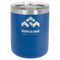 Polar Camel 10 oz. Royal Blue Vacuum Insulated Ringneck Tumbler with Clear Lid (Sold by Case of 24)