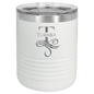 Polar Camel 10 oz. White Vacuum Insulated Ringneck Tumbler with Clear Lid (Sold by Case of 24)