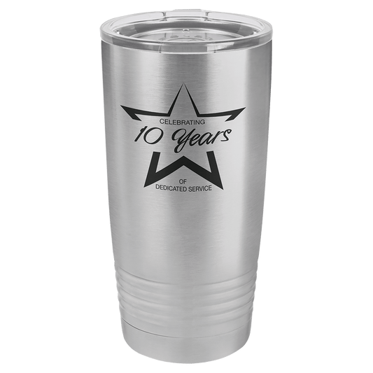 Polar Camel 20 oz. Stainless Steel Vacuum Insulated Ringneck Tumbler with  Clear Lid (Sold Individually - Limited Quantities)