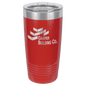 Polar Camel 20 oz. Red Vacuum Insulated Ringneck Tumbler with Clear Lid (Sold Individually - Limited Quantities)