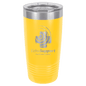 Polar Camel 20 oz. Yellow Vacuum Insulated Ringneck Tumbler with Clear Lid (Sold by Case of 24)