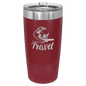 Polar Camel 20 oz. Maroon Insulated Ringneck Tumbler with Slider Lid (Sold by Case of 24)