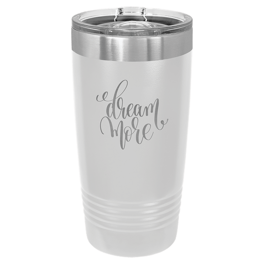 Polar Camel 20 oz. White Insulated Ringneck Tumbler with Slider Lid (Sold by Case of 24)