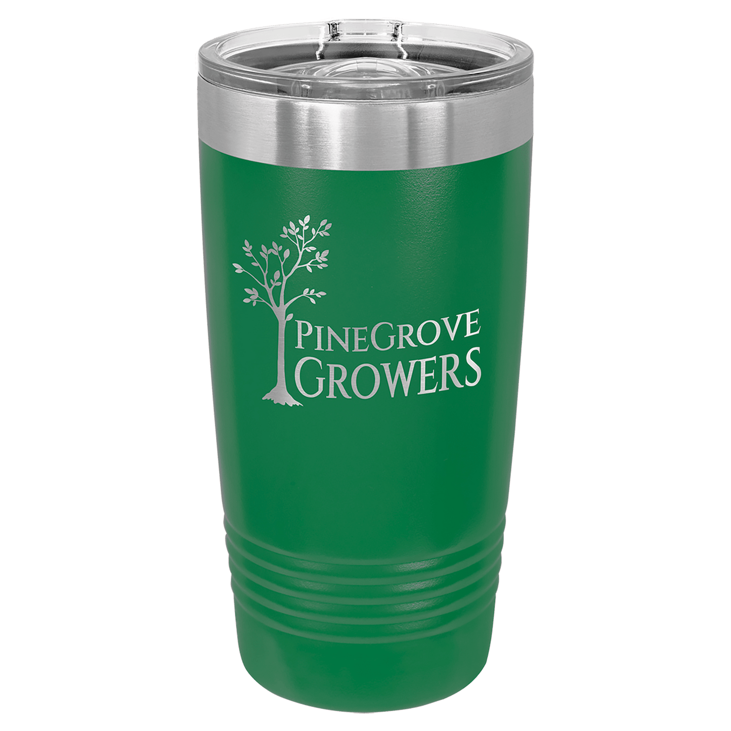 Polar Camel 20 oz. Green Insulated Ringneck Tumbler with Slider Lid (Sold by Case of 24)