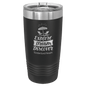 Polar Camel 20 oz. Black Ringneck Insulated Tumbler with Slider Lid and Silver Ring (Sold by Case of 24)
