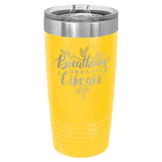 Polar Camel 20 oz. Yellow Insulated Ringneck Tumbler with Slider Lid (Sold by Case of 24)
