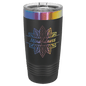 Polar Camel 20 oz. Black/Prism ION-Plated Ringneck Tumbler with Slider Lid (Sold by Case of 24)