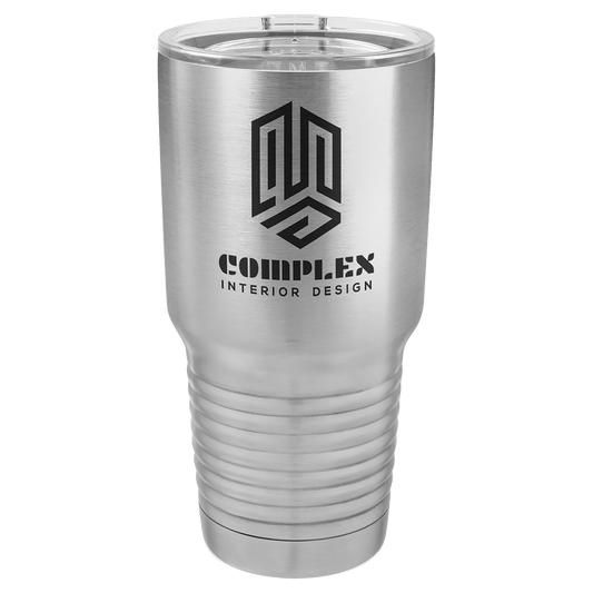 Polar Camel 30 oz. Stainless Steel Vacuum Insulated Ringneck Tumbler with Clear Lid (Sold Individually - Limited Quantities)