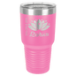 Polar Camel 30 oz. Pink Vacuum Insulated Ringneck Tumbler with Clear Lid (Sold by Case of 24)