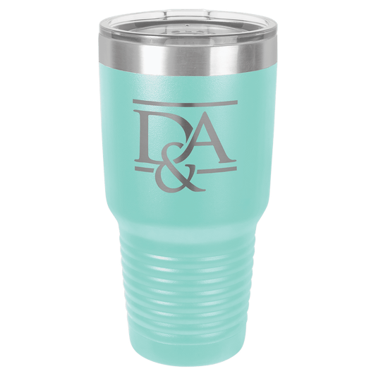 Polar Camel 30 oz. Teal Ringneck Vacuum Insulated Tumbler with Clear Lid (Sold Individually - Limited Quantities)