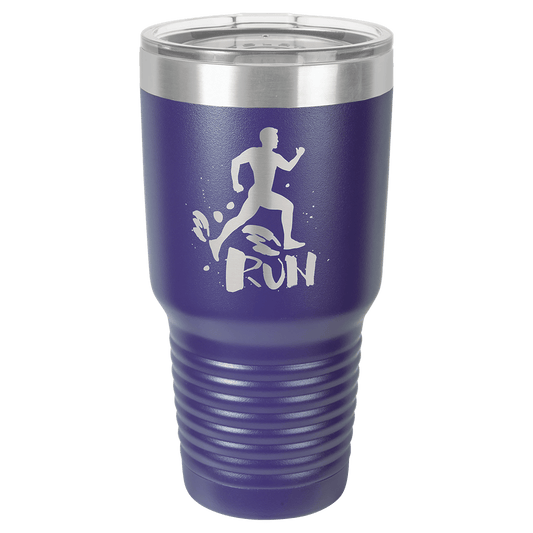 Polar Camel 30 oz. Purple Vacuum Insulated Ringneck Tumbler with Clear Lid (Sold Individually - Limited Quantities)