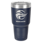 Polar Camel 30 oz. Navy Blue Vacuum Insulated Ringneck Tumbler with Clear Lid (Sold Individually - Limited Quantities)