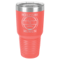 Polar Camel 30 oz. Coral Vacuum Insulated Ringneck Tumbler with Clear Lid (Sold by Case of 24)