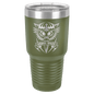 Polar Camel 30 oz. Olive Green Vacuum Insulated Ringneck Tumbler with Clear Lid (Sold by Case of 24)