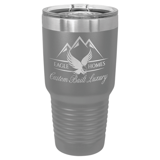 Polar Camel 30 oz. Dark Gray Insulated Ringneck Tumbler with Slider Lid (Sold by Case of 24)