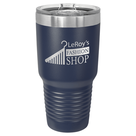 Polar Camel 30 oz. Navy Blue Insulated Ringneck Tumbler with Slider Lid (Sold by Case of 24)