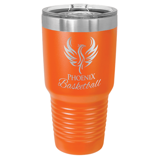 Polar Camel 30 oz. Orange Insulated Ringneck Tumbler with Slider Lid (Sold by Case of 24)