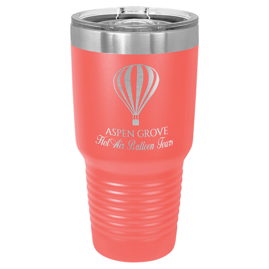 Polar Camel 30 oz. Coral Insulated Ringneck Tumbler with Slider Lid (Sold by Case of 24)
